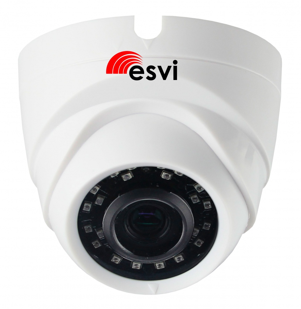 Элеком37. Цветная купольная 4 в 1 видеокамера ESVI EVL-DL-H10B, f=2.8 мм, 720P. Фото.