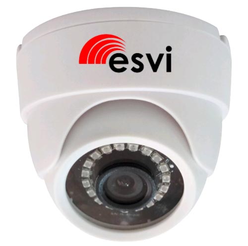 Элеком37. Цветная купольная 4 в 1 видеокамера ESVI EVL-DL-H20G f=3.6мм, 1080P. Фото.