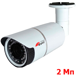 Цветная уличная IP видеокамера ESVI EVC-7E20F-IR3, f=2.8-12мм, 2.0 Мп.