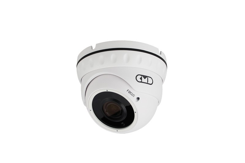  Элеком37. Цветная купольная  уличная IP видеокамера 4 Мп, 2,8-12 мм CMD IP4-WD2,8-12IR. Фото.